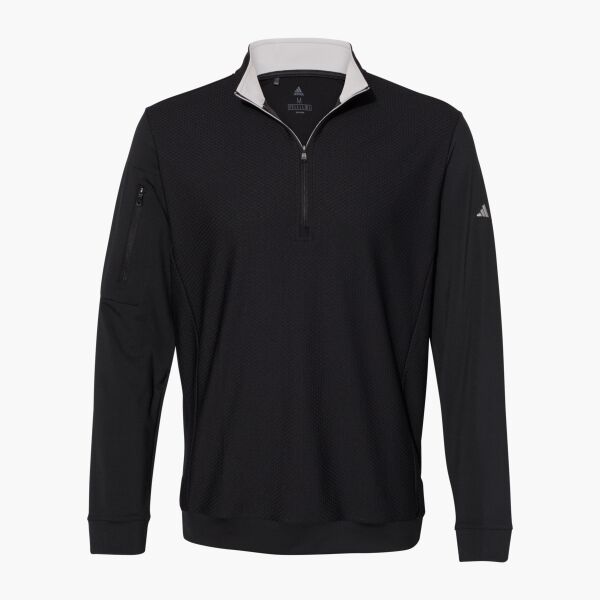 Men's Textured Quarter-Zip Pullover Thumbnail