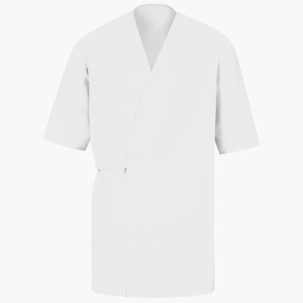 Men's Collarless Poplin Butcher Wrap Thumbnail