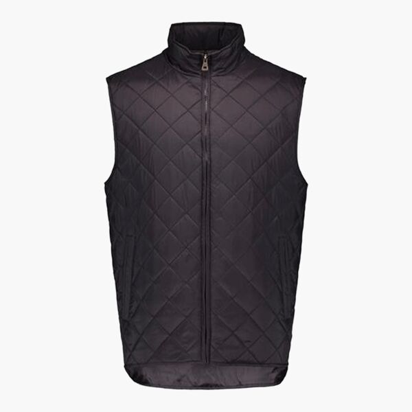 Men's Vintage Diamond Quilted Vest Thumbnail