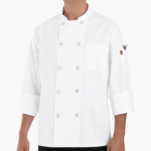 Ten Pearl Button Chef Coat Thumbnail