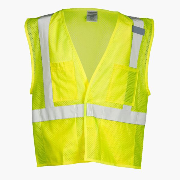 Unisex 4 Pocket Hook-and-Loop Mesh Vest Thumbnail