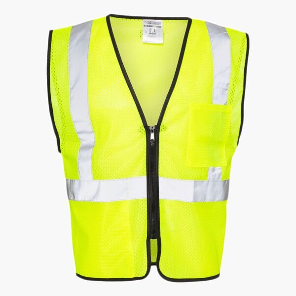 Unisex Double-Pocket Zippered Economy Class 2  Vest Thumbnail