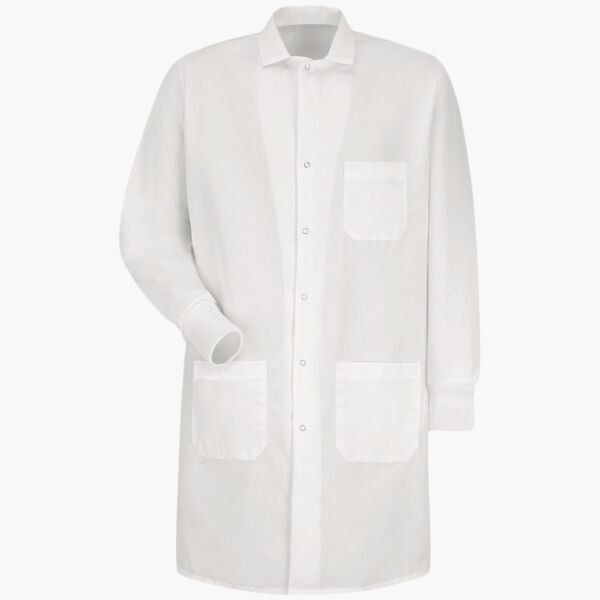 Unisex Poplin Specialized Cuffed Lab Coat Thumbnail