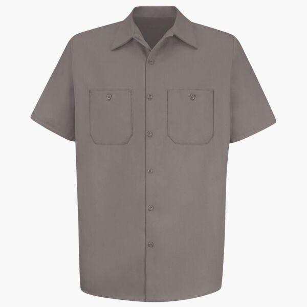 Men's Tall Cotton Short Sleeve Uniform Shirt Thumbnail