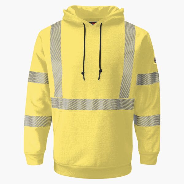 Men's Hi-Visibility Hooded Sweatshirt Thumbnail