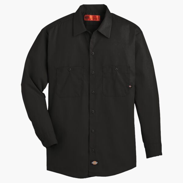Men's Tall Industrial Long Sleeve Work Shirt Thumbnail