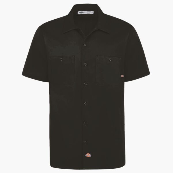 Men's Industrial Short Sleeve Cotton Work Shirt Thumbnail