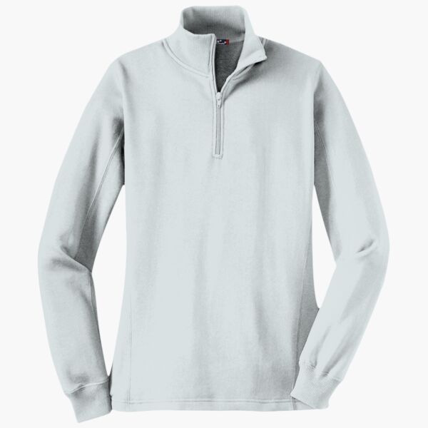 Ladies 1/4 Zip Sweatshirt Thumbnail