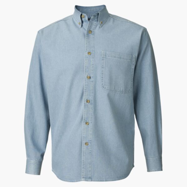 Long Sleeve Denim Shirt Thumbnail
