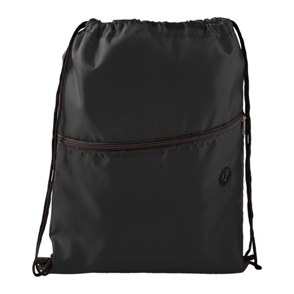 Insulated Zippered Drawstring Bag Thumbnail