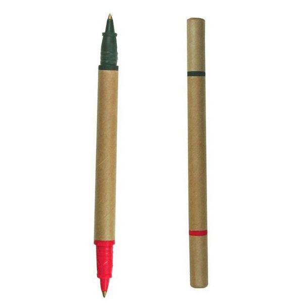 BIO-DEGRADABLE TWO COLOR CARDBOARD PEN Thumbnail