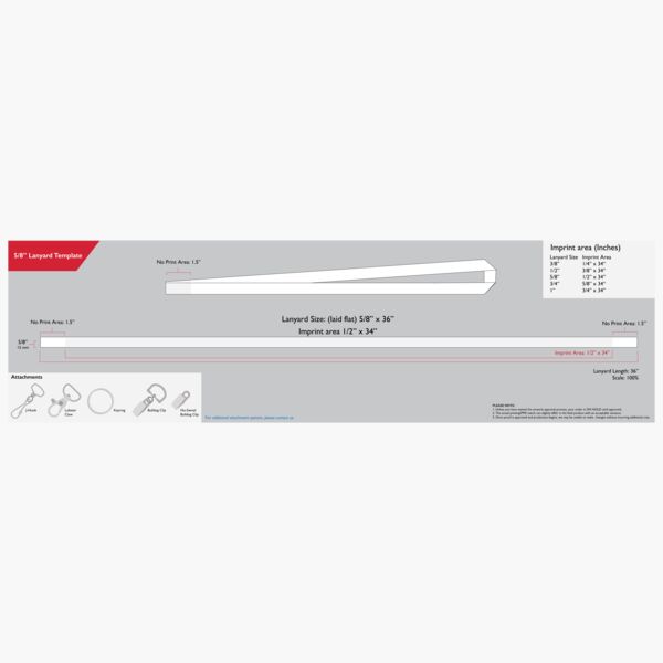  5/8" SUPER SAVER POLYESTER LANYARD Thumbnail