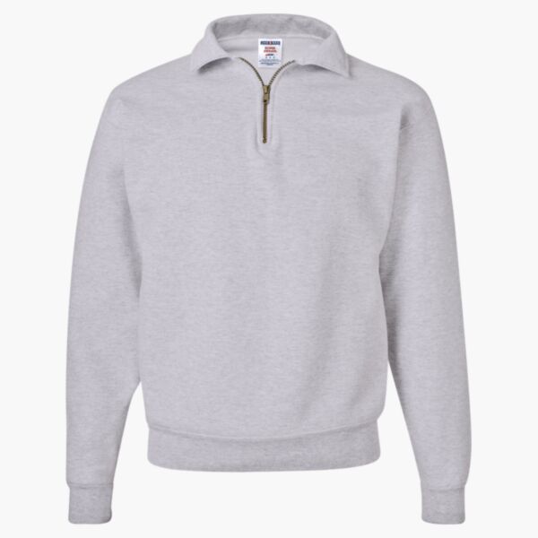 Super Sweats NuBlend® Quarter-Zip Cadet Collar Sweatshirt Thumbnail