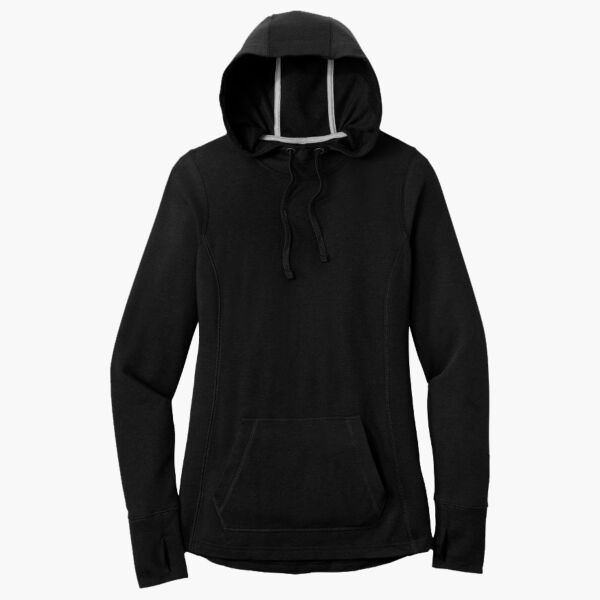 Ladies PosiCharge ® Tri Blend Wicking Fleece Hooded Pullover Thumbnail