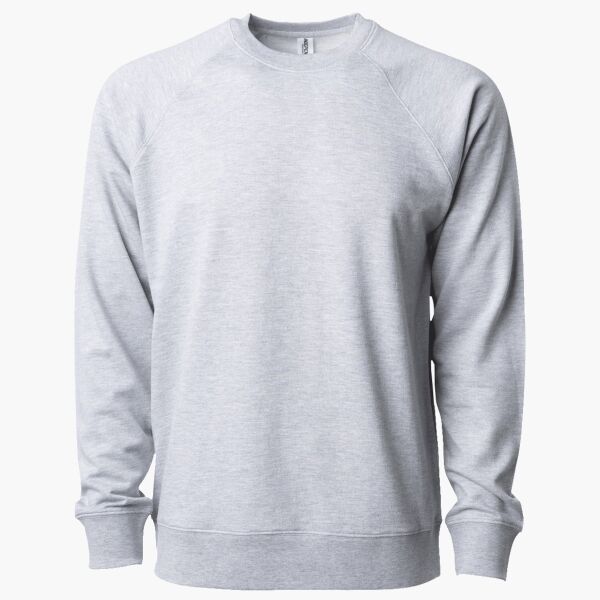 Icon Unisex Lightweight Loopback Terry Crewneck Sweatshirt Thumbnail