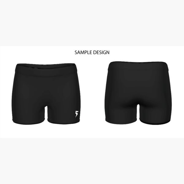 LADIES FREESTYLE SUBLIMATED VOLLEYBALL SHORTS Thumbnail
