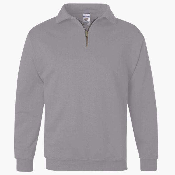 Nublend® Cadet Collar Quarter-Zip Sweatshirt Thumbnail
