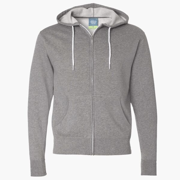 Unisex Lightweight Full-Zip Hooded Sweatshirt Thumbnail