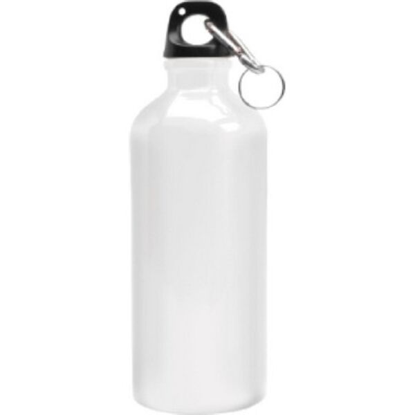 22 OZ. ALUMINUM SPORTS WATER BOTTLE W/ CARABINER Thumbnail