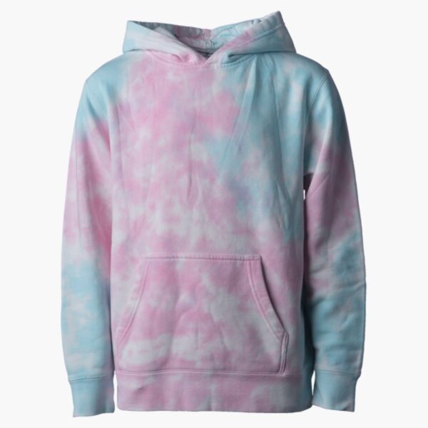 Youth Midweight Tie-Dye Hooded Pullover Thumbnail