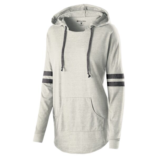 Women's Triblend Hooded Long Sleeve T-Shirt Thumbnail
