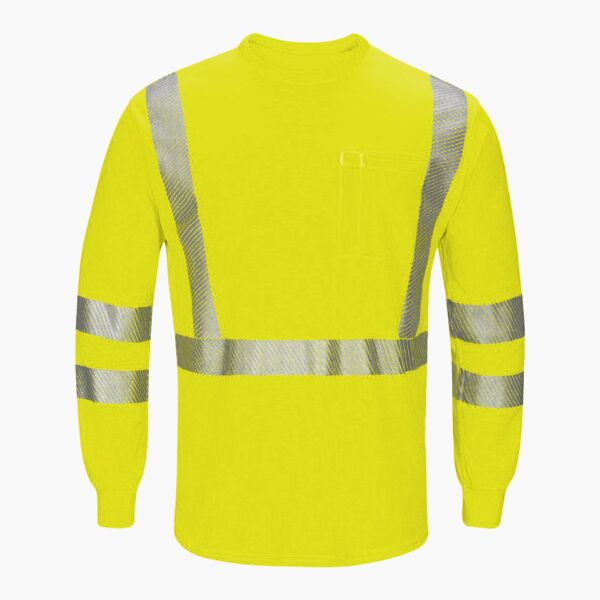 Hi-Visibility Lightweight Long Sleeve T-Shirt Thumbnail