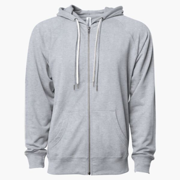 Icon Lightweight Loopback Terry Full-Zip Hooded Sweatshirt Thumbnail