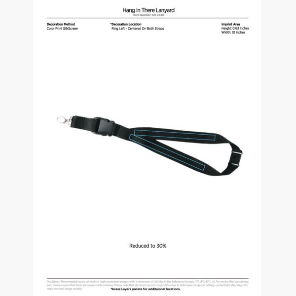 Hang In There Lanyard Thumbnail