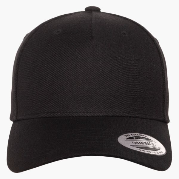 Premium Five-Panel Curved Visor Snapback Cap Thumbnail