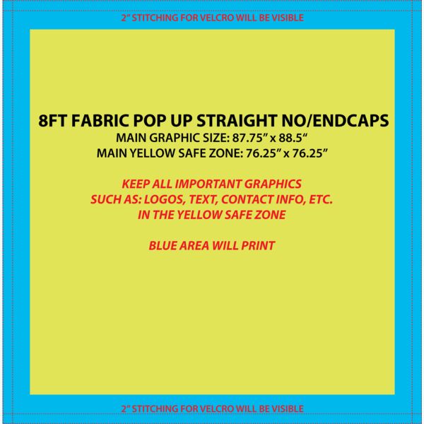 ONE CHOICE® 8 ft. Fabric Pop Up Display Thumbnail