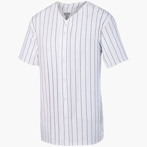 Pinstripe Full Button Baseball Jersey Thumbnail