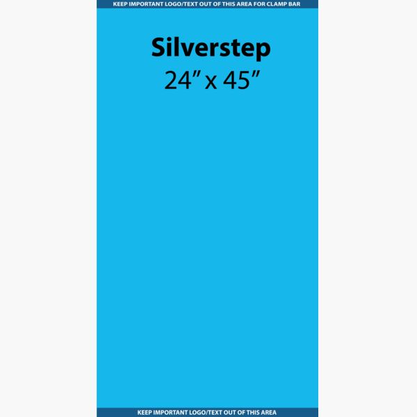 24 in. SilverStep® Tabletop Retractable Banner Stand Thumbnail