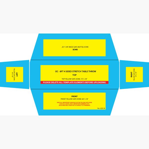 ONE CHOICE 8' Multi Stretch Table Throw Thumbnail