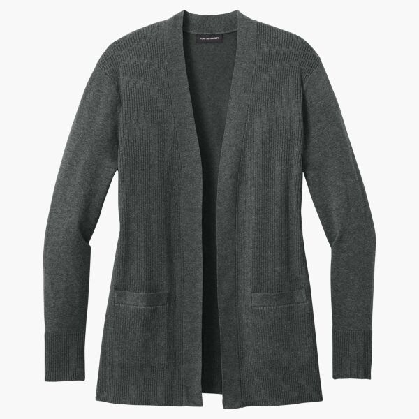Women's Easy Care Open Front Cardigan Sweater Thumbnail