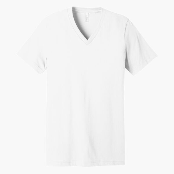 Unisex Jersey Short Sleeve V Neck Tee Thumbnail
