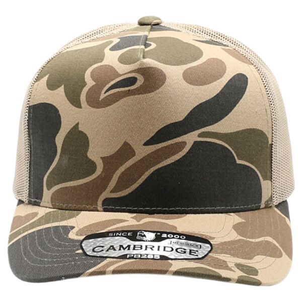 Five Panel Old School Camo High Frame Meshback Thumbnail