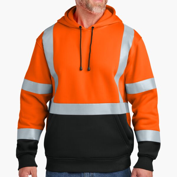 Ansi 107 Class 3 Heavy Duty Fleece Pullover Hoodie Thumbnail
