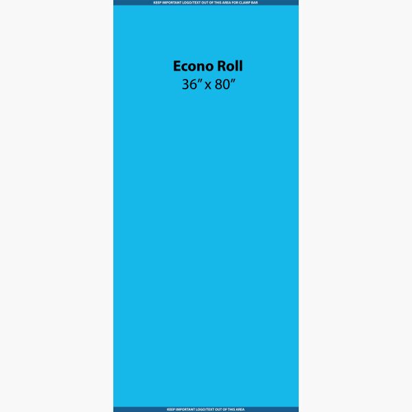 36 in. Econoroll Retractable Banner Stand Silver Thumbnail