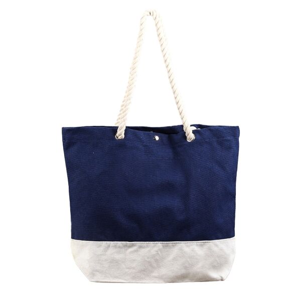 Cotton Canvas Rope Handled Tote Bag Thumbnail