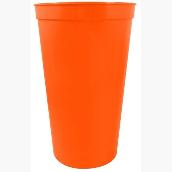 22 oz. Smooth Wall Plastic Stadium Cup Thumbnail