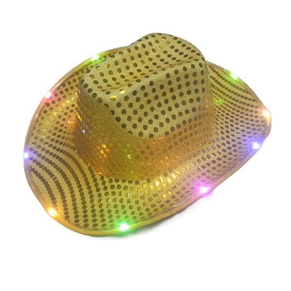 LED Flashing Cowboy Hat with Custom Logo Thumbnail