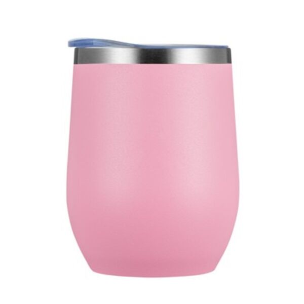 Yelnats 12oz Wine Tumbler Vacuum Stainless Steel Mug - ENGRAVED Thumbnail