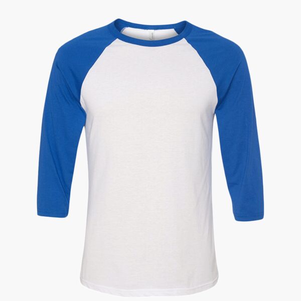 Unisex Three-Quarter Sleeve Baseball T-Shirt Thumbnail