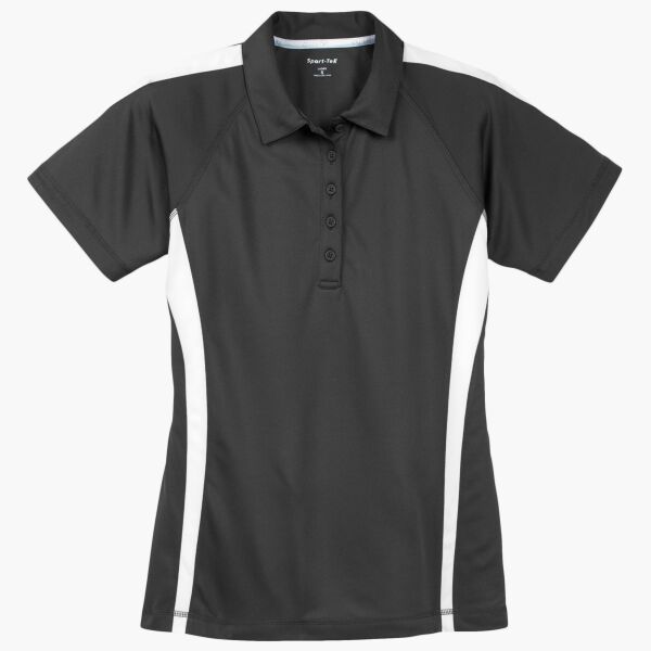 Ladies PosiCharge ® Micro Mesh Colorblock Polo Thumbnail