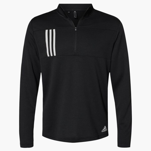 3-Stripes Double Knit Quarter-Zip Pullover Thumbnail