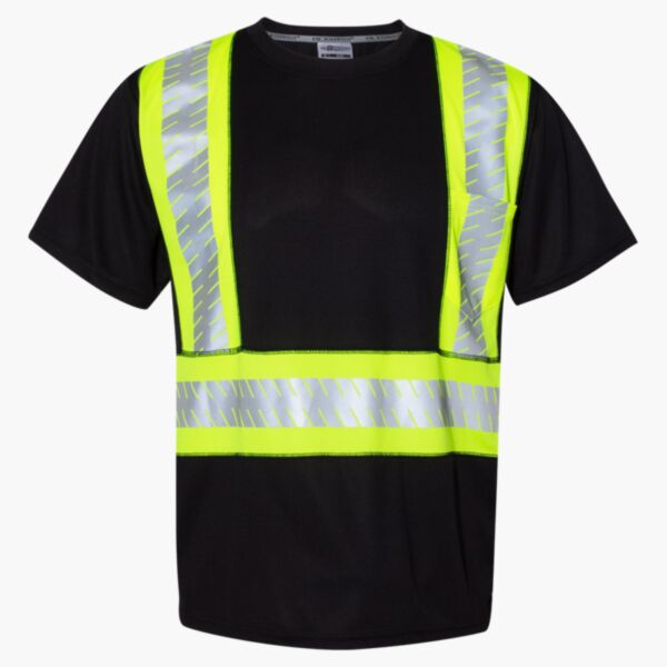 EV Series® Enhanced Visibility Contrast Pocket T-Shirt Thumbnail
