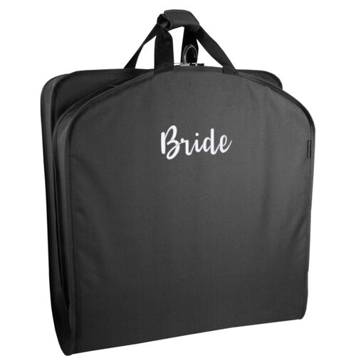 60" Deluxe Travel Garment Bag with Bride Embroidery Thumbnail