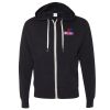 Heathered French Terry Full-Zip Hooded Sweatshirt Thumbnail
