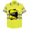 Men's High Visibility Safety Short Sleeve Work Shirt Thumbnail