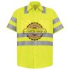 Men's High Visibility Safety Short Sleeve Work Shirt Thumbnail